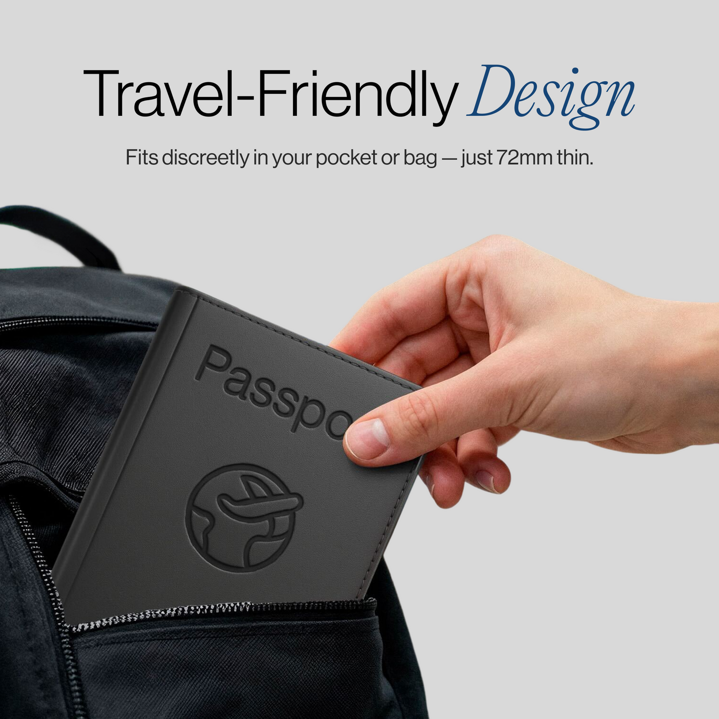 Trackable Passport Cover