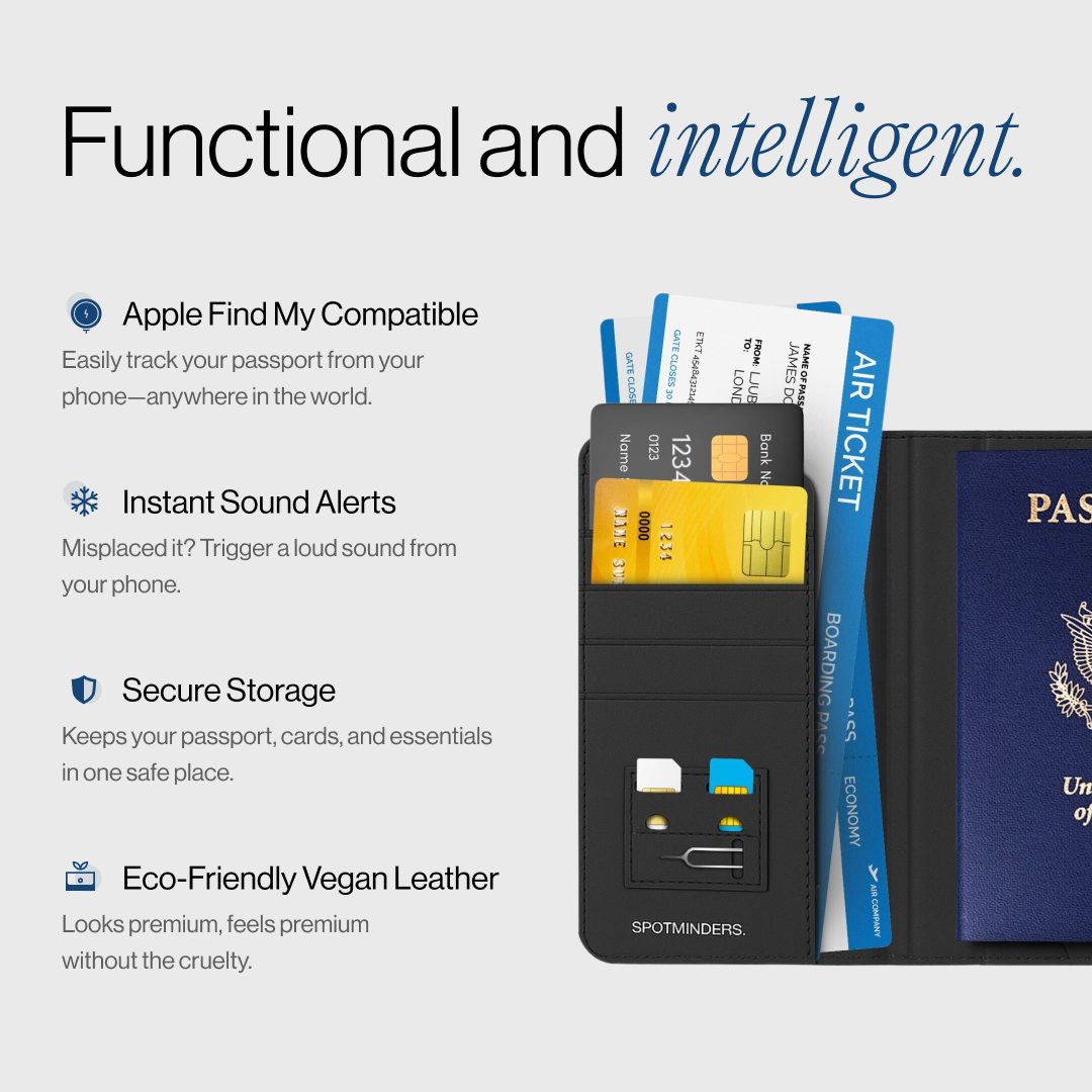 Trackable Passport Cover