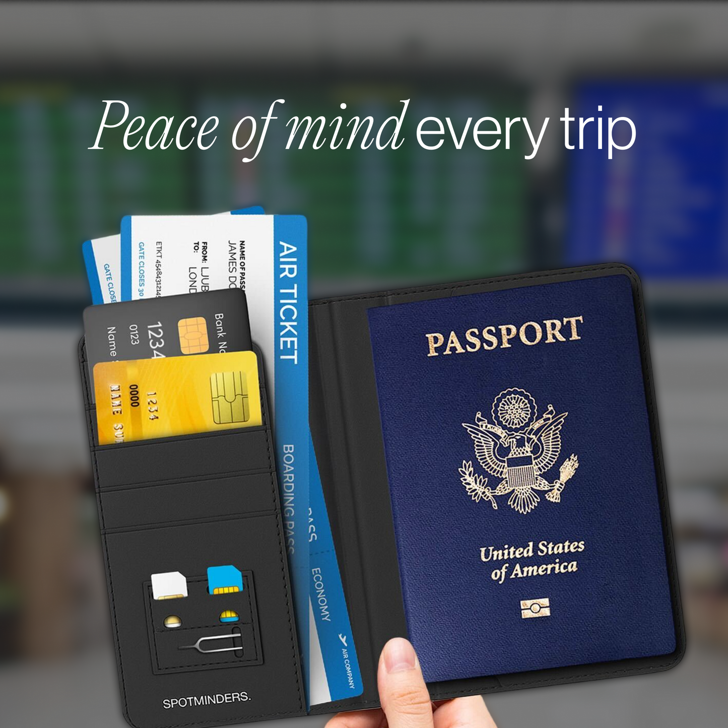 Trackable Passport Cover