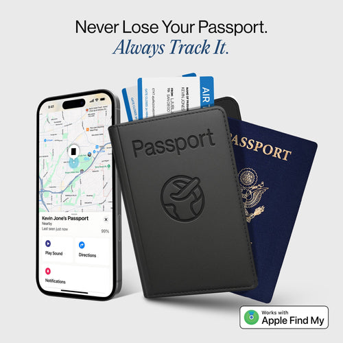 Trackable Passport Cover
